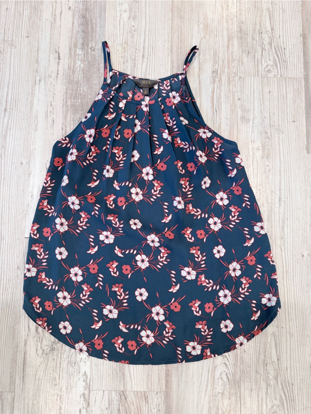 41 Hawthorn Navy Floral Halter Camisole